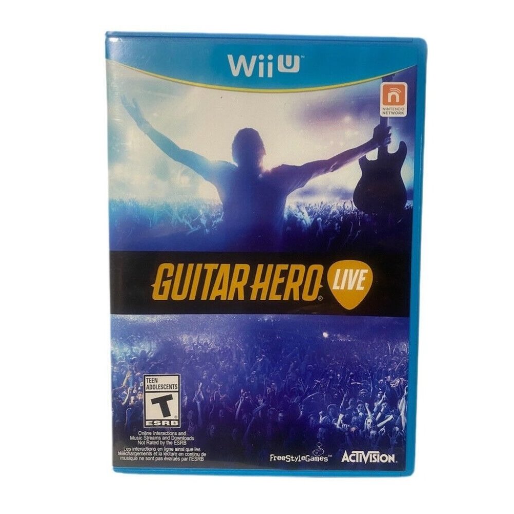 Nintendo Wii U Guitar Hero Live 2015 Game only